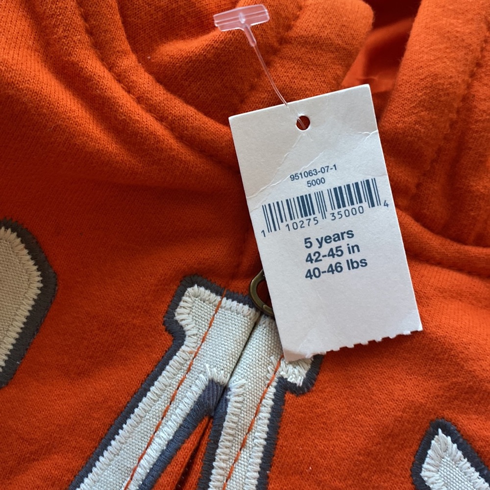 Lot (2pcs) of Toddler Boys GAP hoodie and long sleeves size 5T NWT - Picture 4 of 5
